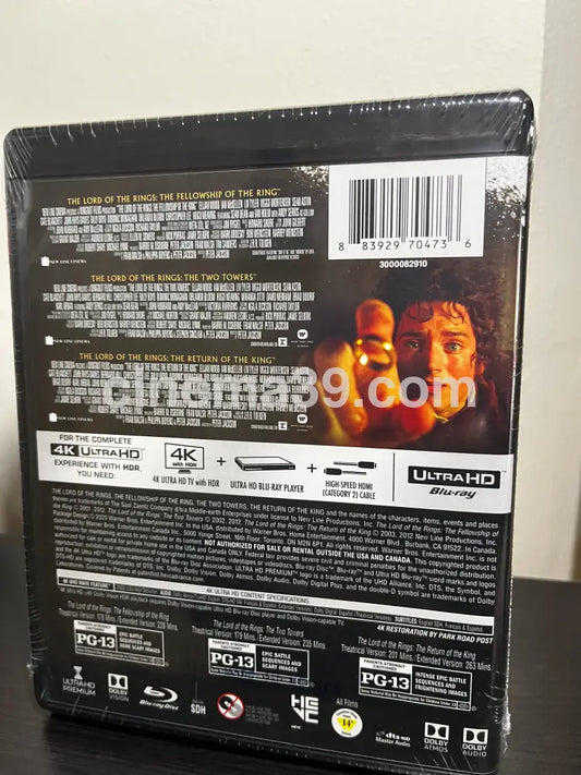 [Nuevo] Lord of the Rings Trílogia Películas 4K 4k Trilogía