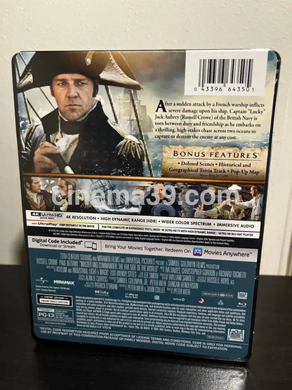 [Nuevo] Master And Commander Steelbook 4k + Bluray + Código Digital 4k Steelbook