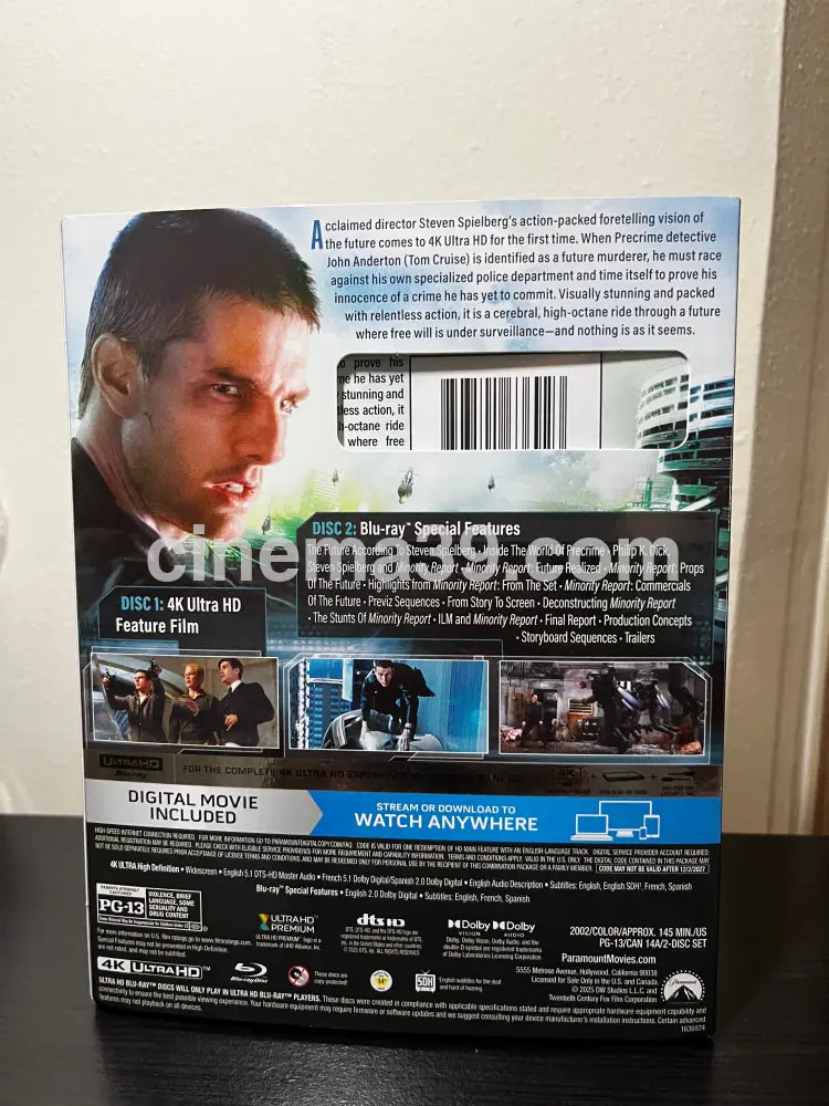[Nuevo] Minority Report Película 4K + Código Digital 4K
