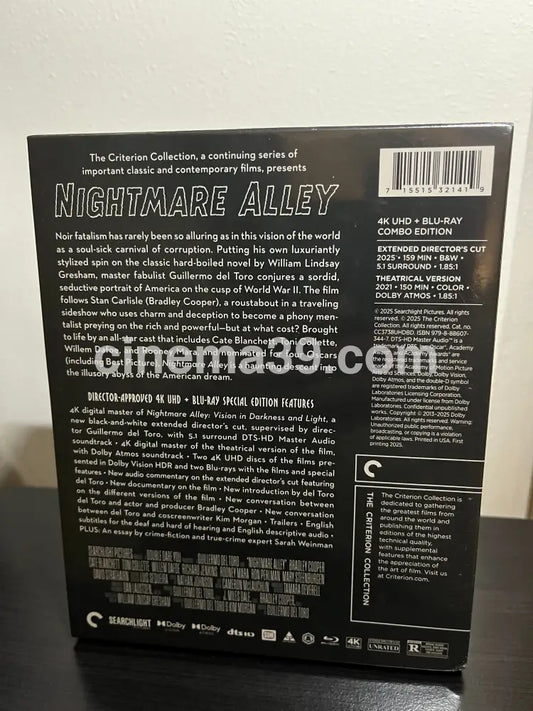 [Nuevo] Nightmare Alley Criterion Película 4K 4K Criteron