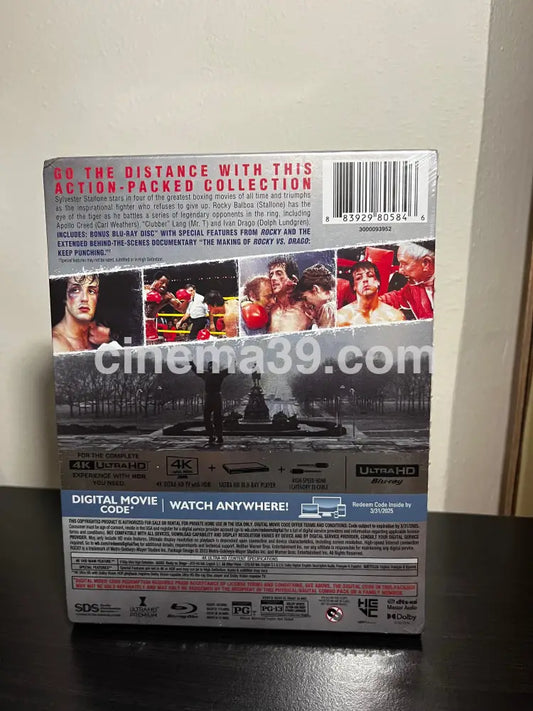 [Nuevo] Rocky: 4-Film The Knockout Collection Películas 4K 4K Antología