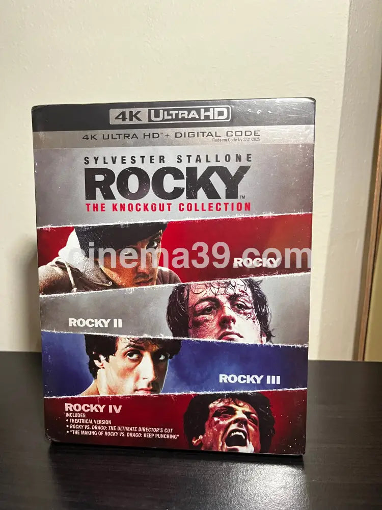 [Nuevo] Rocky: 4-Film The Knockout Collection Películas 4K 4K Antología