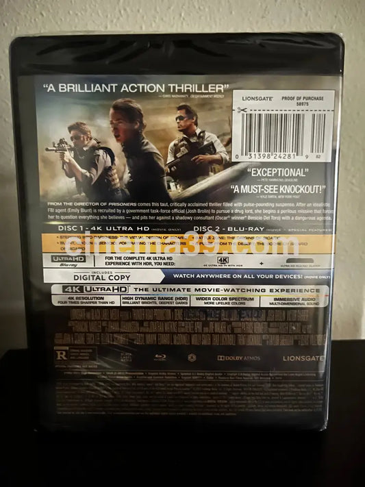 [Nuevo]Sicario 4K + Bluray + Código Digital 4K