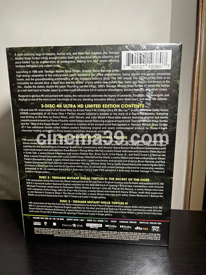 [Nuevo] Teenage Mutant Ninja Turtles Trilogy Películas 4K + Blu-rar 4K Colección