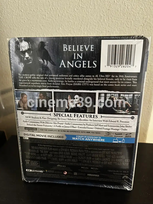 [Nuevo]The Crow (El Cuervo) 4K Steelbok + Código Digital 4K Limited Edition