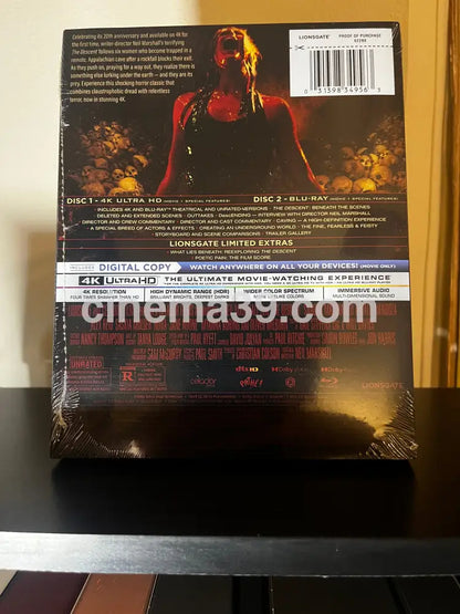 [Nuevo] The Descent 4K Steelbook Lionsgate Limited + Blu-ray + Código Digital 4K Limited Edition
