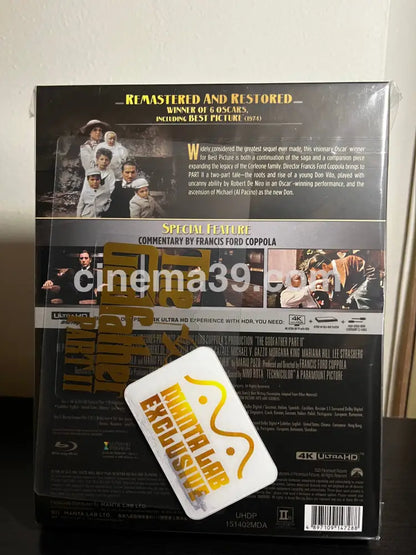 [Nuevo] The Godfather Part II Steelbook 4K + Blu-Ray Manta Lab #87 4k Premium