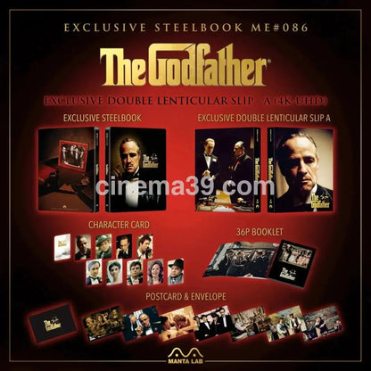 [Nuevo] The Godfather Steelbook 4K UHD + Blu-Ray Manta Lab #86 4k Premium