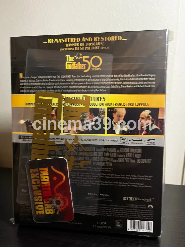 [Nuevo] The Godfather Steelbook 4K UHD + Blu-Ray Manta Lab #86 4k Premium
