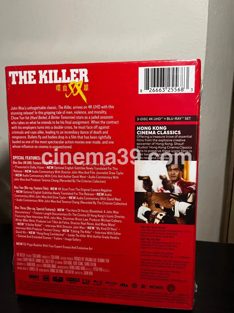 [Nuevo] The Killer Edición Deluxe con Slipcase 4K + Bluray 4K Deluxe Edition