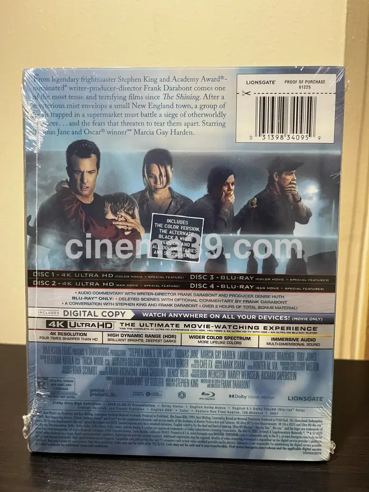 [Nuevo] The Mist 4K Steelbook + Blu-ray 4k Steelbook