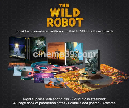 [Nuevo] The Wild Robot 4K Steelbook Ultimate Collectors + Blu-ray 4K Ultimate Collectors