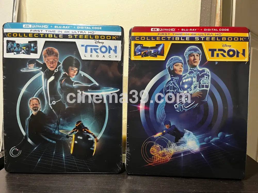 [Nuevo] Tron 1982 y Tron Legacy 4K Steelbook + Blu-ray + Código Digital 4K