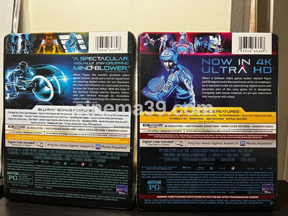 [Nuevo] Tron 1982 y Tron Legacy 4K Steelbook + Blu-ray + Código Digital 4K