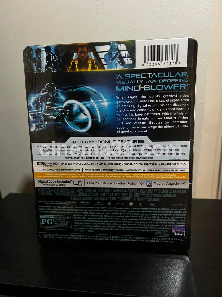 [Nuevo] Tron Legacy 4K Steelbook + Bluray + Código Digital 4K Collector Edition