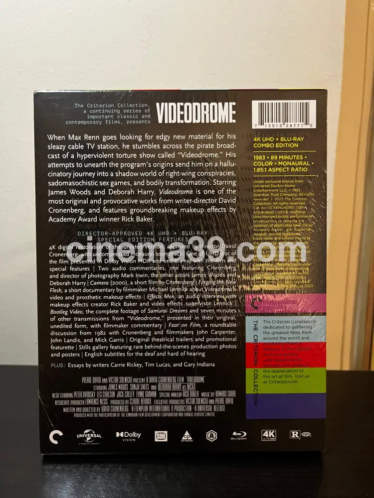 [Nuevo] Videodrome 4K Criterion + Blu-ray 4K Criteron