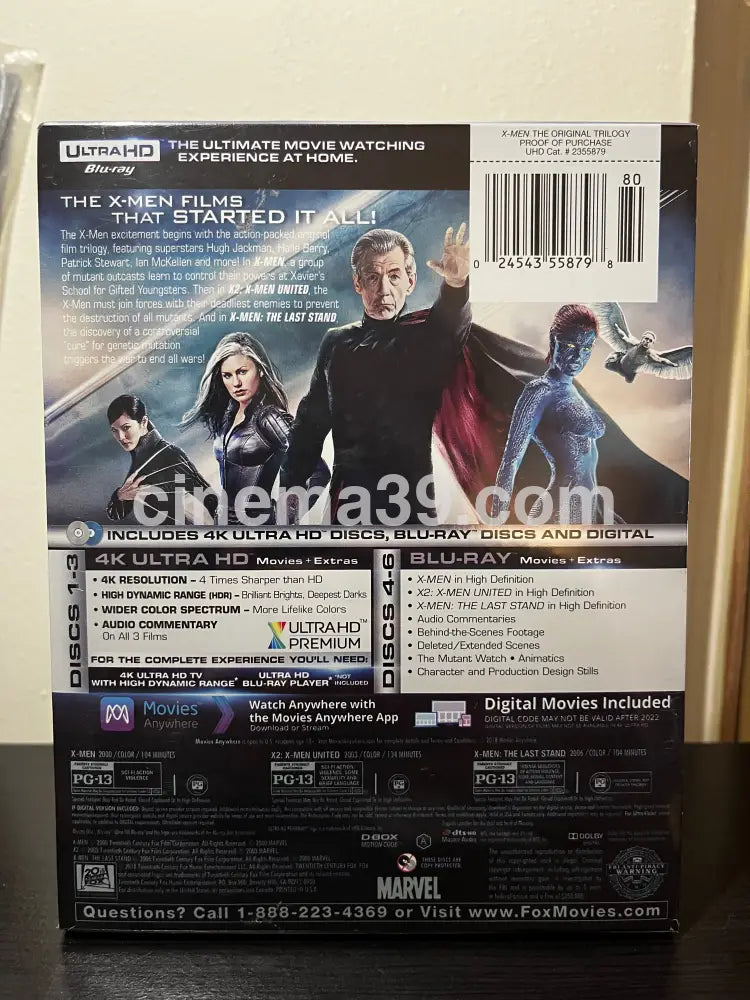 [Nuevo] X-Men Trilogía Películas 4K 4K