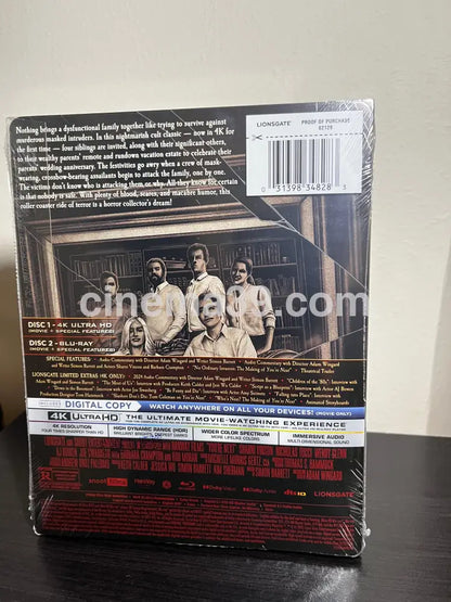 [Nuevo] You’re Next 4K SteelBook + Blu-ray + Código Digital 4k Steelbook