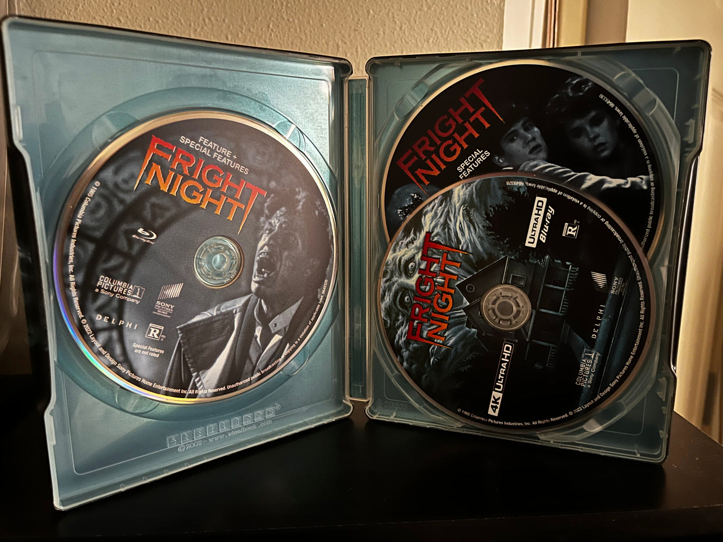 [Usado] Fright Night - Noche de Miedo (1985) - Steelbook 4K + Bluray