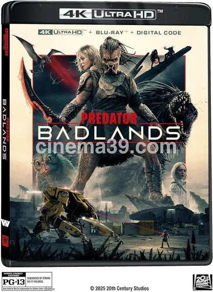Predator: Badlands Película 4K + Blu-ray + Digital 4K