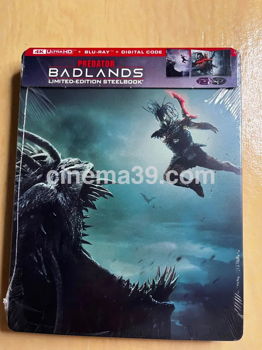 Predator: Badlands Película 4K Steelbook + Blu-ray + Digital 4k Steelbook