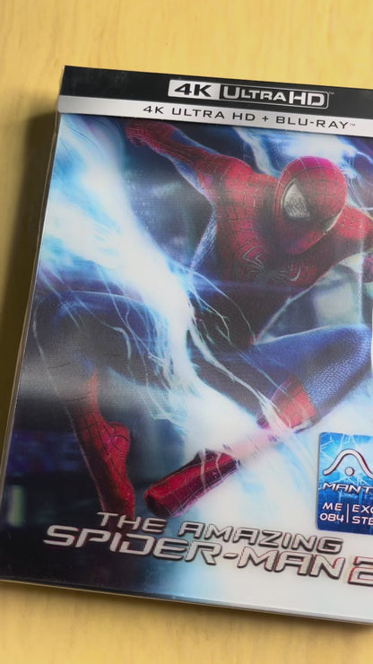 The Amazing Spiderman 2 Lenticular Doble Película 4K Steelbook Manta Lab ME#84