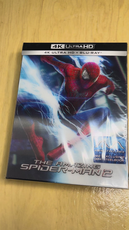 The Amazing Spiderman 2 Lenticular Doble Película 4K Steelbook Manta Lab ME#84