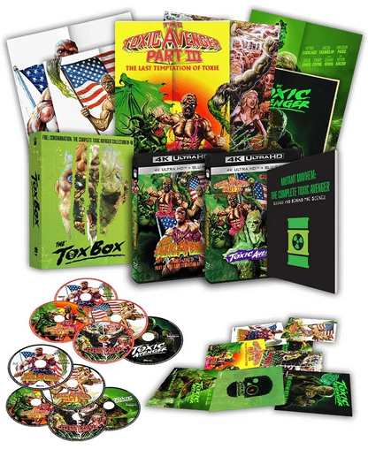 Toxic Avenger Colección Completa 4K + Blu-ray  (The Tox Box)