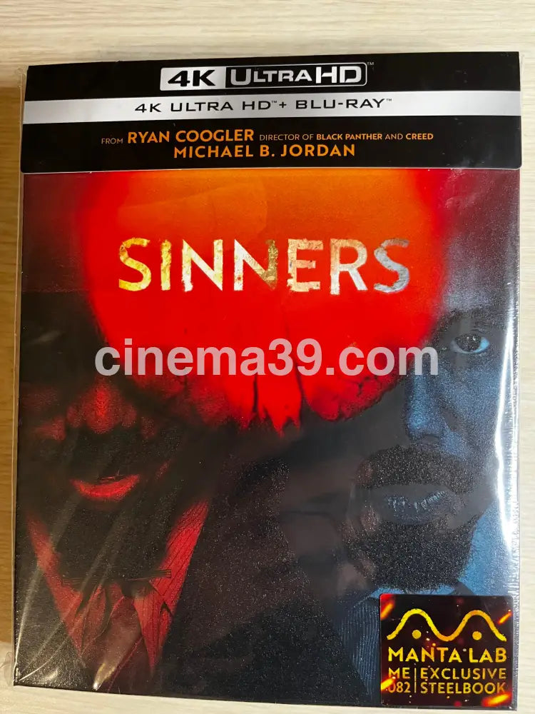 Sinners Película 4K Steelbook Manta Lab ME#82 4K Manta Lab
