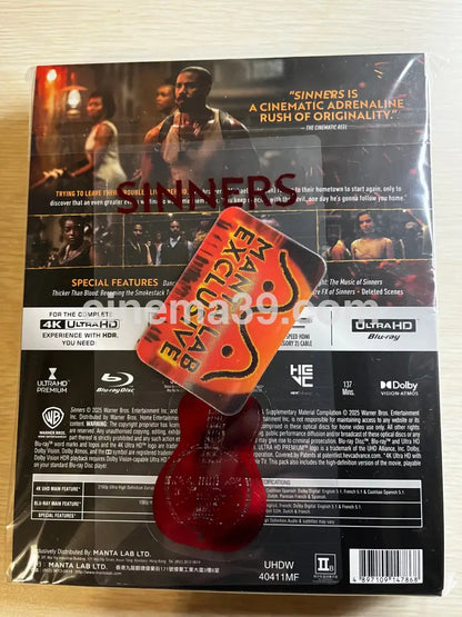 Sinners Película 4K Steelbook Manta Lab ME#82 4K Manta Lab