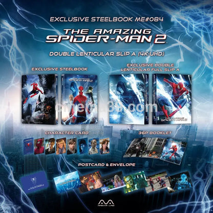 The Amazing Spiderman 2 Lenticular Doble Película 4K Steelbook Manta Lab ME#84 4K Manta Lab