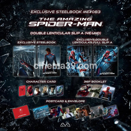 The Amazing Spiderman Lenticular Doble Película 4K Steelbook Manta Lab ME#83 4K Manta Lab