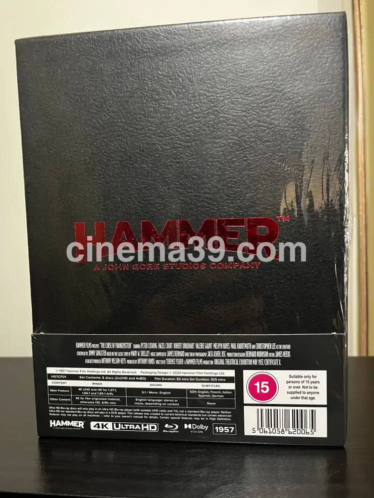 The Curse of Frankenstein 4K Edición Limitada 4K Limited Edition