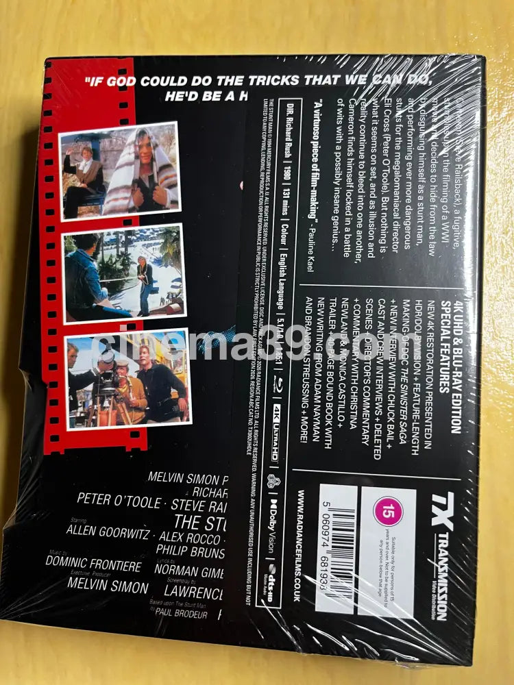 The Stunt Man Película 4K Edición Limitada + Blu-ray 4K Limited Edition