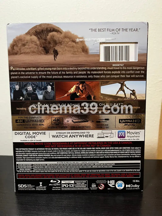 [Usado] Dune Part I Película 4K + Blu-ray