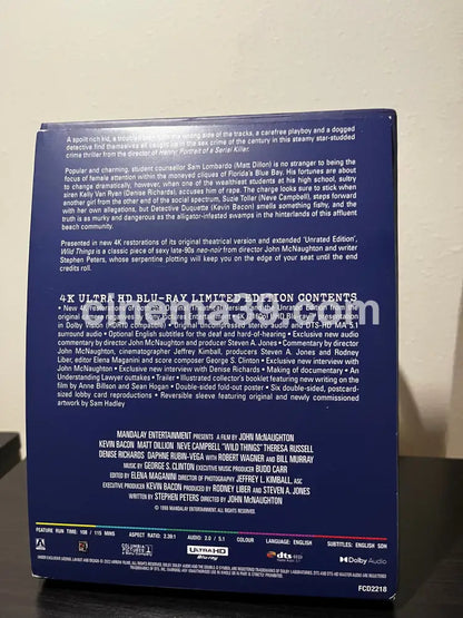 [Usado] Wild Things Película 4K - Import - Out Of Print 4K Collector Edition