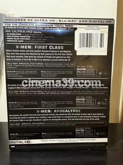 [Usado] X-Men Trilogía Películas 4K 4K Colección