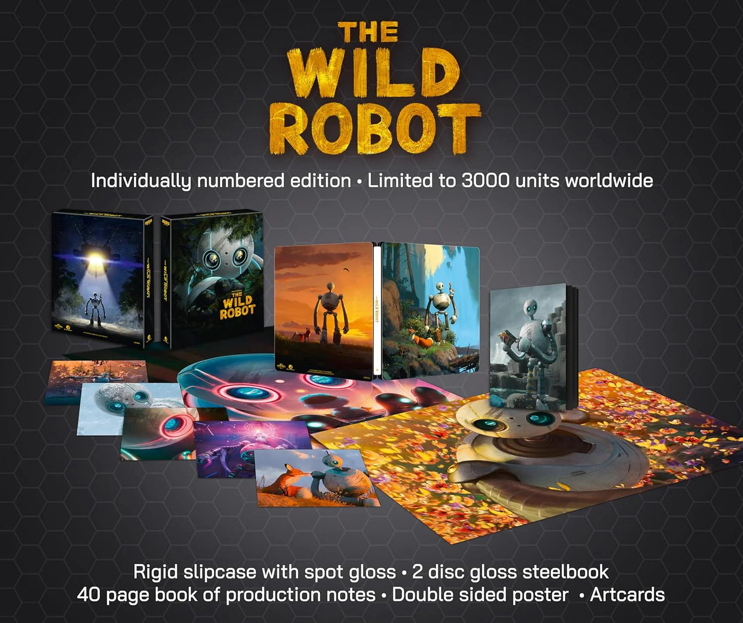 [Nuevo] The Wild Robot 4K Steelbook Ultimate Collectors + Blu-ray